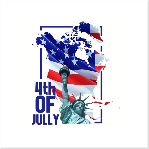 4th of july Wall Art by Claessens_art